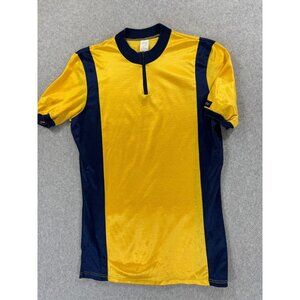 Bellwether 1/4 Zip Short‎ Sleeve Vintage Cycling Jersey (Men's XL) Yellow